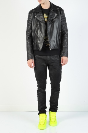 Leather biker jacket, zdjęcie 2 Leather biker jacket od Versace